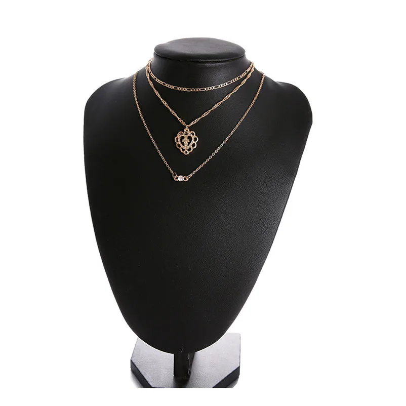Women Fashion Cross necklace women Chain Elegant Pendant Jewelry Neck accessories collares mujer Collier ras de cou A09#N (3)