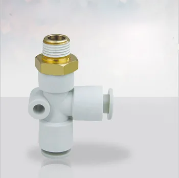 

tube size 10mm-1/2 PT thread Male Run Tee one touch fitting KQ2Y