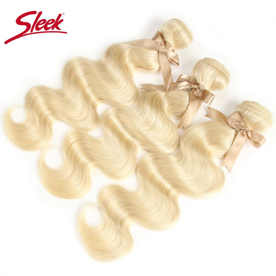 Sleek 613 Honey Blonde Bundles Body Wave Brazilian Hair Weave Bundles 100% Remy Hair Extensions 1/3/4 Bundles 10 to 26 Inches Sleek 613 Honey Blonde Bundles Body Wave Brazilian Hair Weave Bundles 100% Remy Hair Extensions 1/3/4 Bundles 10 to 26 Inches