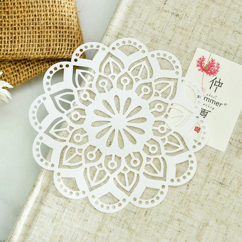 YPP ремесло белые кружевные бумажные салфетки/салфетки для свадебной вечеринки украшения поставки крафт-бумага для скрапбукинга