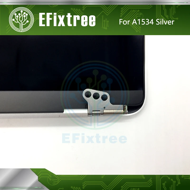 Испытано Silver A1534 Экран ЖК-дисплей Silver для Apple Macbook retina 1" Ранняя A1534 Mid светодиодный Экран Дисплей