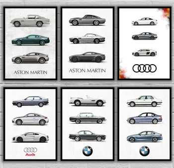 

Supercars Classic Car Auto Automobile Car Abstract Posters No Frame