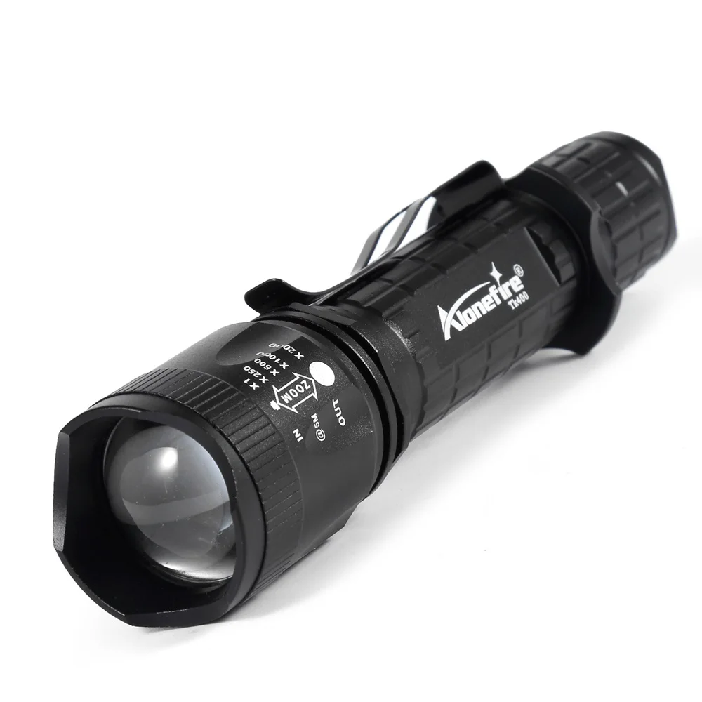 AloneFire TK400 тактический флэш-светильник L2 светодиодный фонарь лампа вспышка светильник фонарь с креплением пульт дистанционного управления переключатель давления 18650