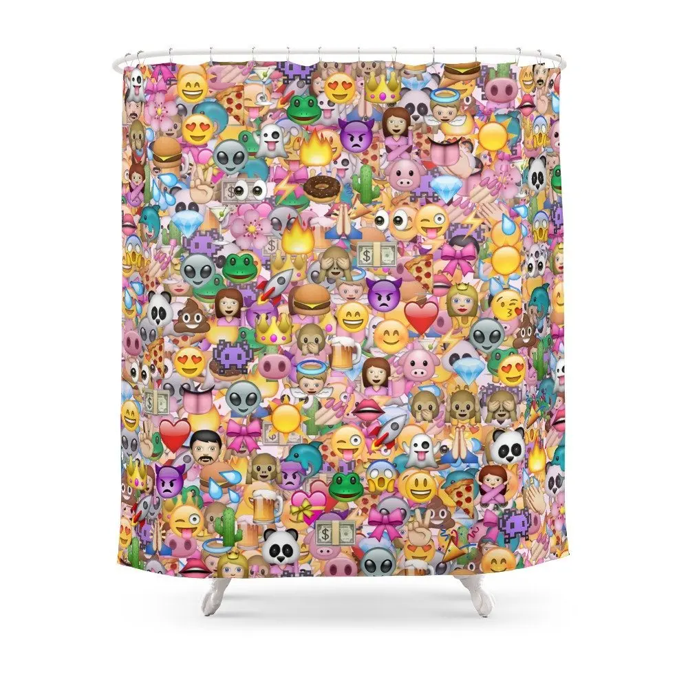 Emoji / Emoticons Shower Curtainin Shower Curtains from Home & Garden