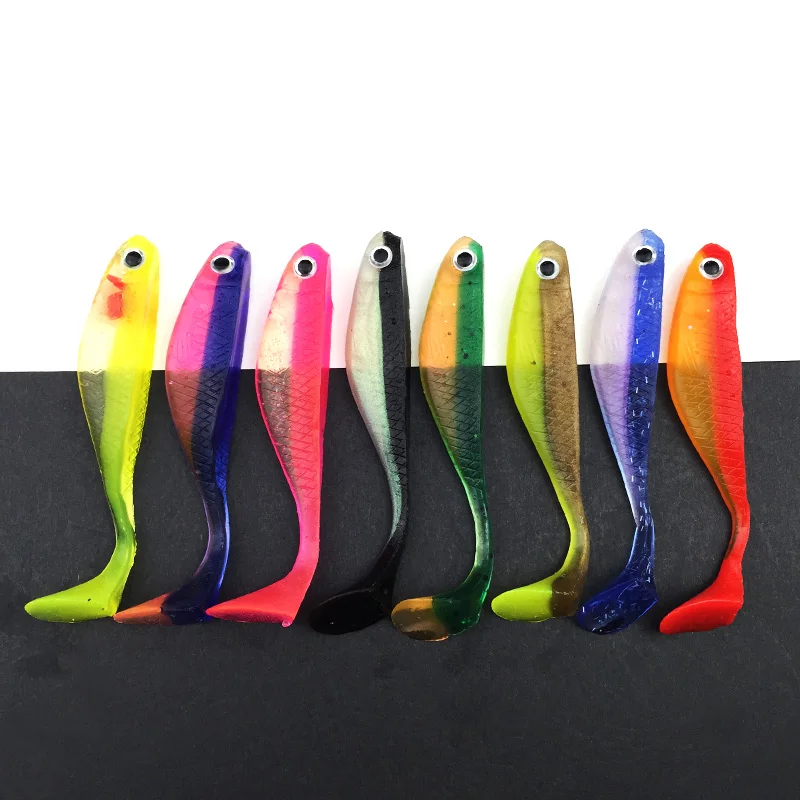 

Fishing Bait 3pc/lot fishing tackle soft bait 3D Eyes fishing lure Soft lures free shipping 114+