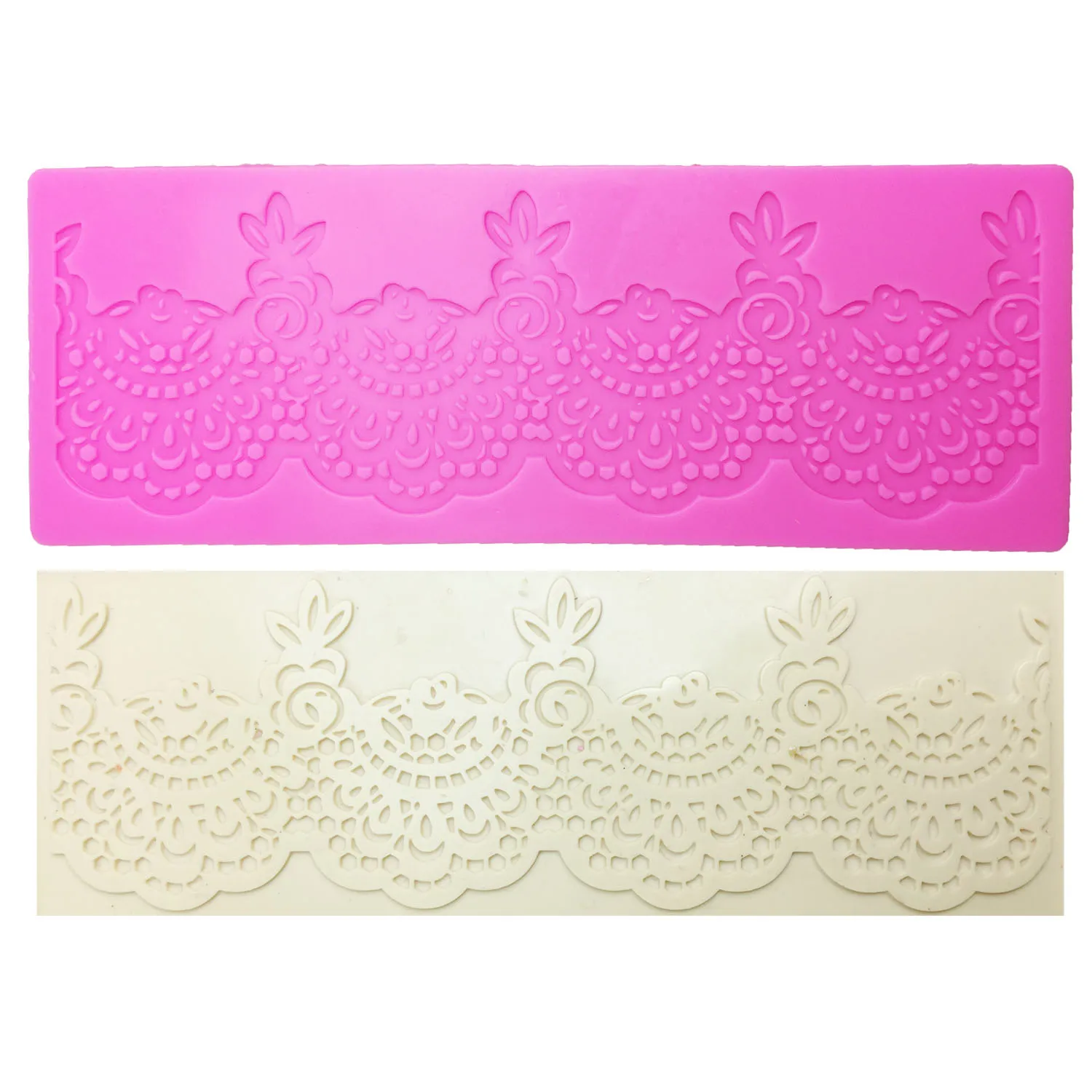 M0358 Flower lace mat DIY Silicone Mold For Cake Decorating tools