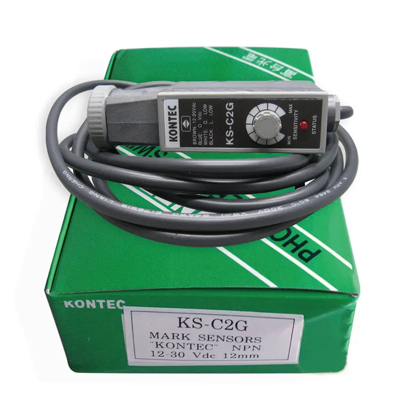 

KONTEC Green Light Color Marking Photo Electric Eye Sensor KS-C2G
