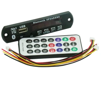 

1Set 7-12V Car Bluetooth MP3 Decoder Board Decoding Player Module Support FM Radio USB/TF LCD Screen Remote Controller