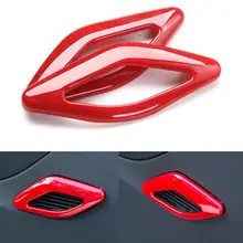 2x Автомобильная внутренняя Боковая дверь стерео динамик литьевая крышка Накладка наклейка подходит для Chevrolet Camaro+ аксессуары для стайлинга автомобилей