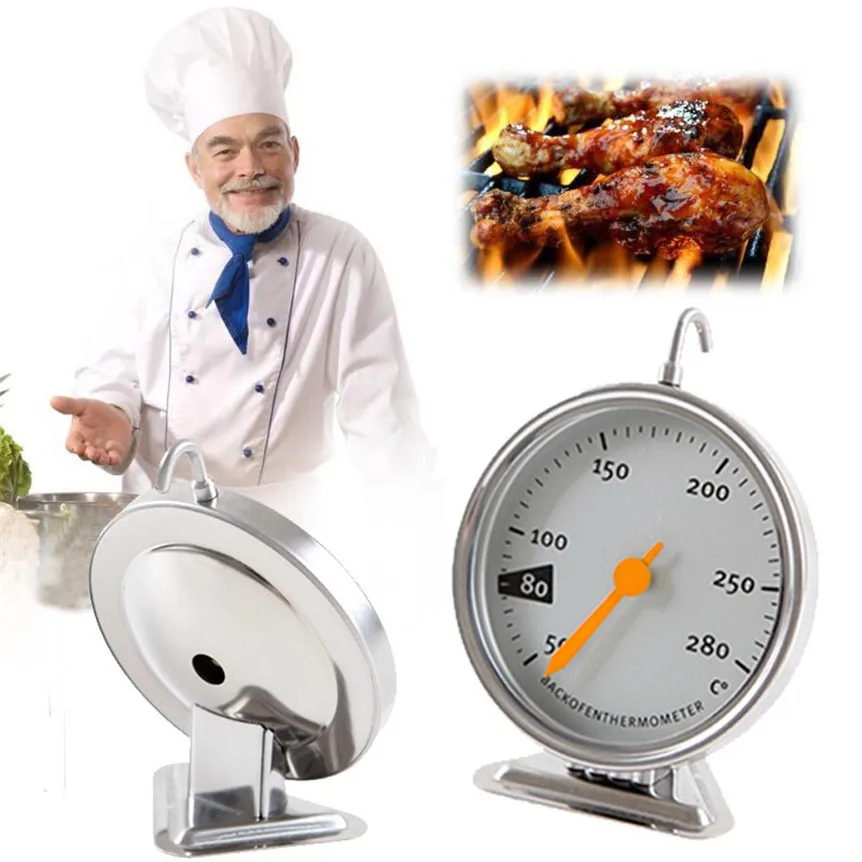Еда, мясо, температура, стоячий циферблат, духовка, термометр, калибр, нержавеющая сталь, кухонная плита, принадлежности для выпечки 9M05