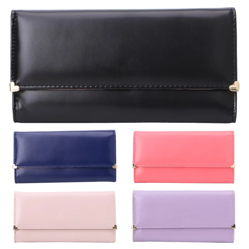 

THINKTHENDO New Arrival Lady Leather Long Style Wallet Clutch Card Holders Purse Handbag Women