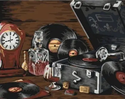 cioioil-T1149 musical still life painting by numbers on canvas wall pictures coloring by numbers with acrylic paints for home decor 