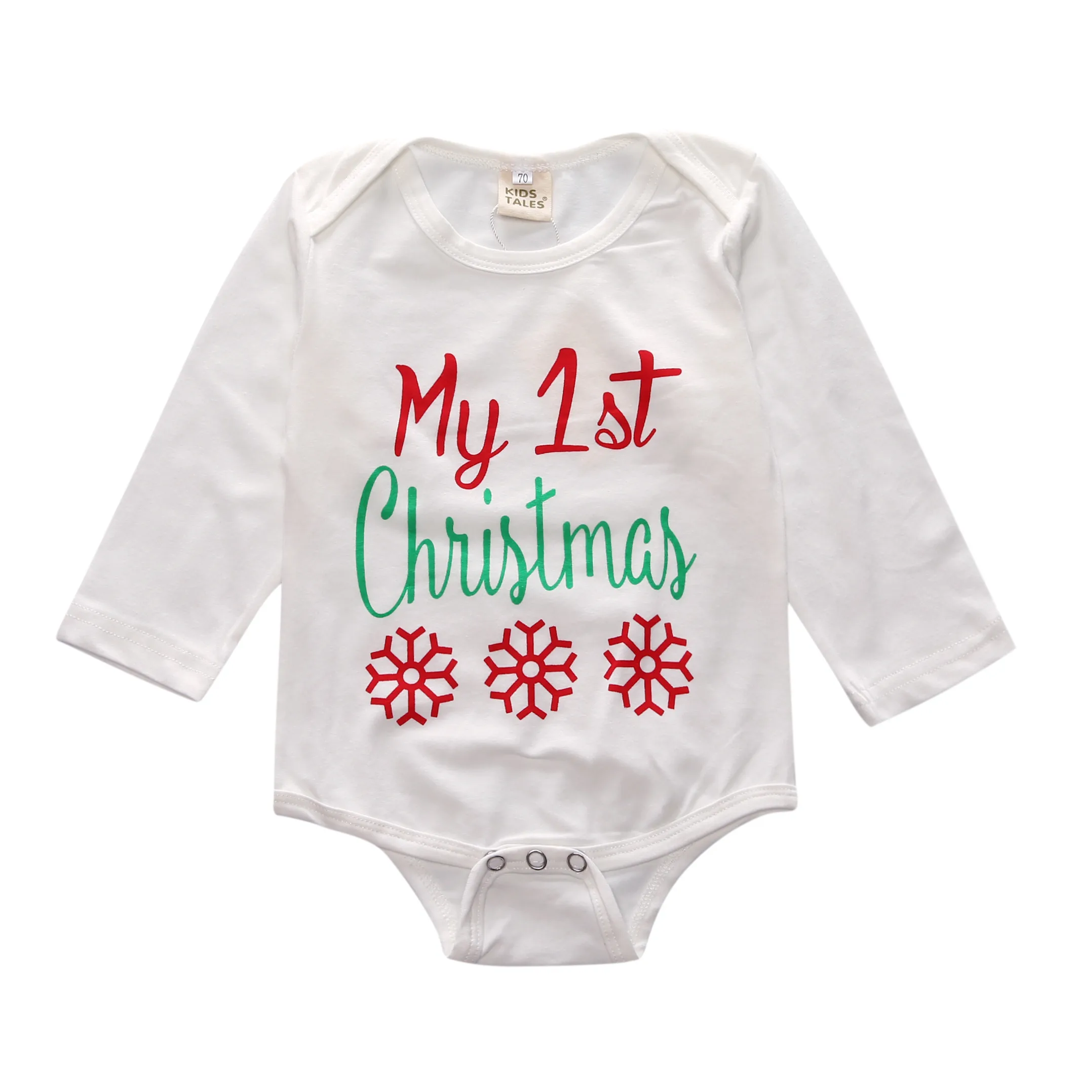 RY-185 комплект одежды для новорожденных, Рождественская Одежда для мальчиков и девочек, комбинезон+ штаны+ шапка+ повязка на голову, комплект одежды из 4 предметов для малышей на год