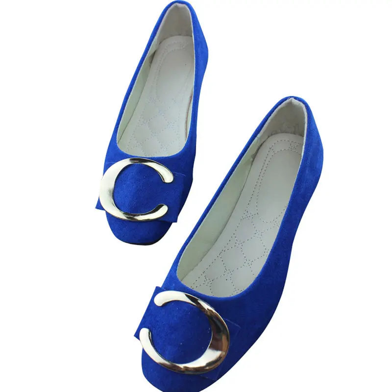 

Tangnest New Faux Suede Ballet Flats Women Multiple Color Round Toe Flat Shoes Spring Loafers Slip On Lady Casual Shoes XWD7166
