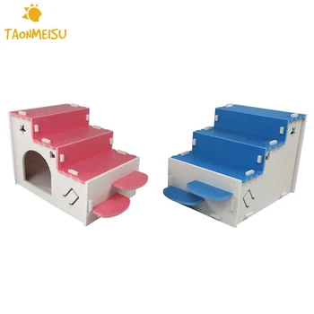 

Hamster Ladder Stand Wooden Climbing Toy Pet Hamster House Wood Gerbil Mouse Rat Guinea Chinchilla Small Animal Home