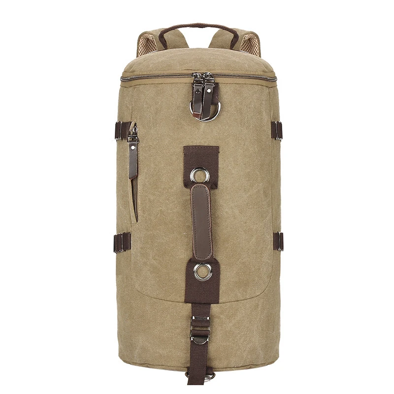 

Men's Travel Backpack Large Capacity Portable Shoulder bags Casual Sports Light Canvas Bag Five Colors Optional