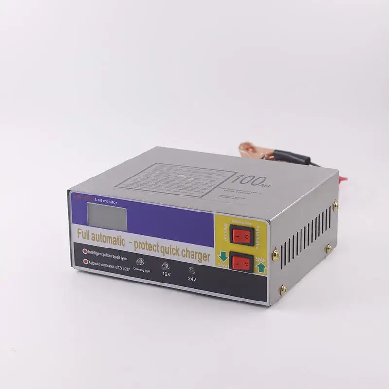 Automatic Battery Charger 110V 220V To 12V 24V Intelligent Pulse Repair Type Charging Battery charger 100AH r30