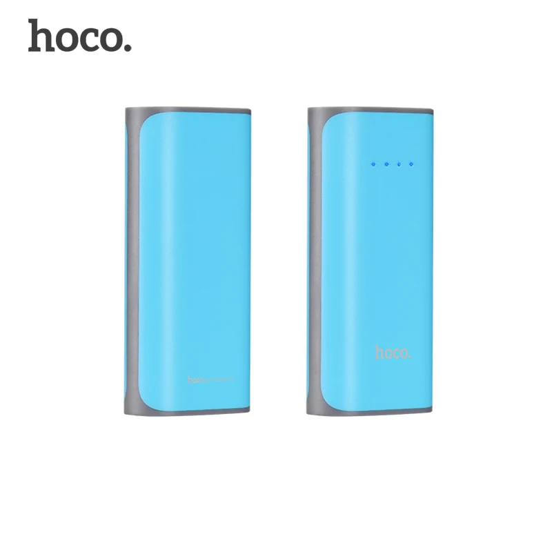 HOCO B21 5200 мАч 18650 мини USB банк питания портативный мобильный телефон внешний аккумулятор зарядное устройство банк питания для iPhone 8 7 Plus Xiaomi