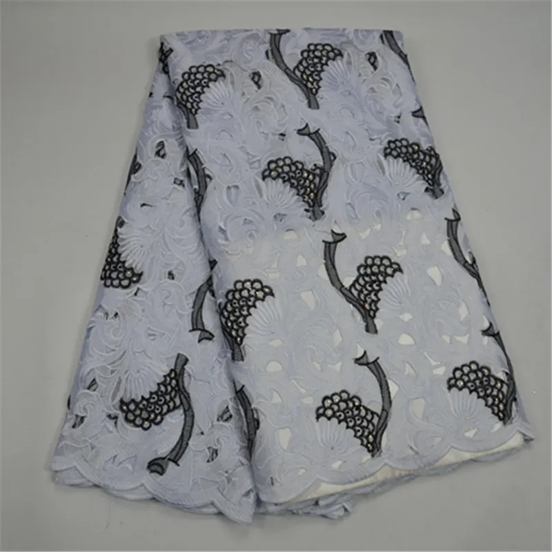 

2018 top selling For Women And Men Cotton beads Lace Fabric Swiss Voile With Embroidery Swiss Voile Lace