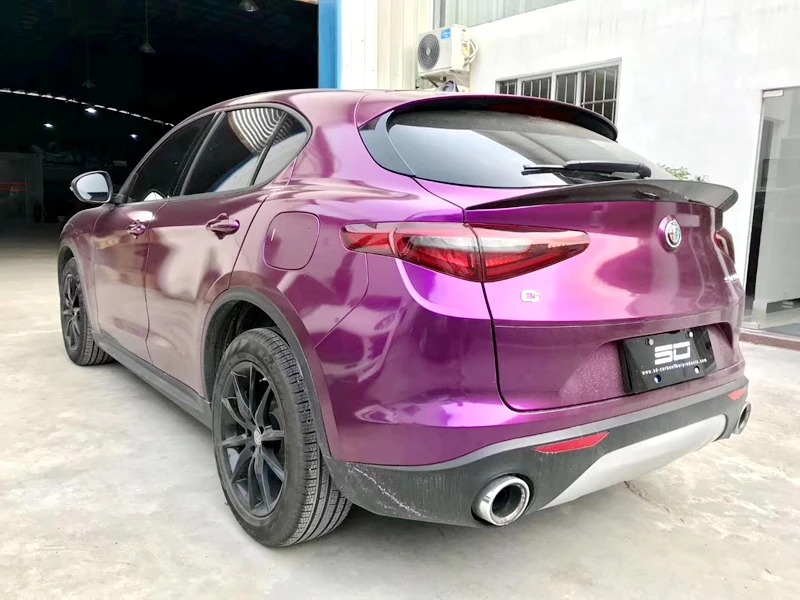 Для Alfa Romeo Stelvio спойлер из углеродного волокна задний спойлер багажника черный отделка Quadrifoglio Verde SD Стиль