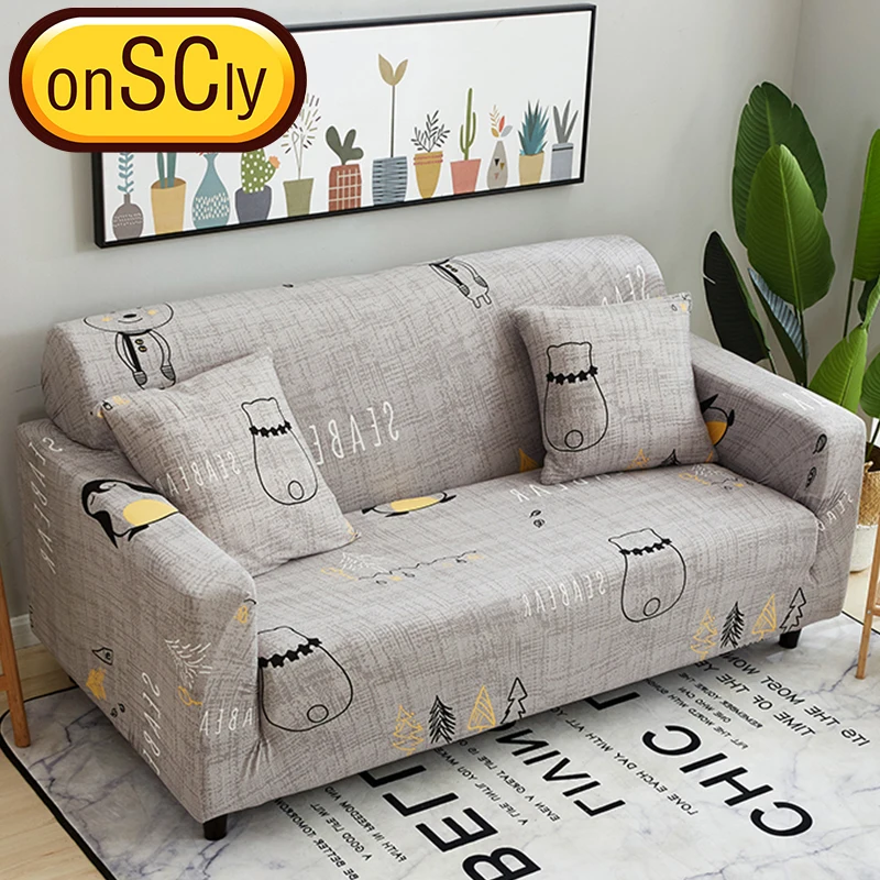 Penguin Protector Sofa Cover Slipcover Furniture Couch For Covers Living Room Corner Elastic | Дом и сад
