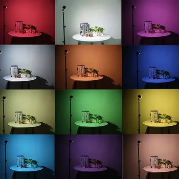 

High Quality Waterproof Mini COB Video Light 2 Diffusers+12 Filters Compatible Canon Nikon Panasonic Phone