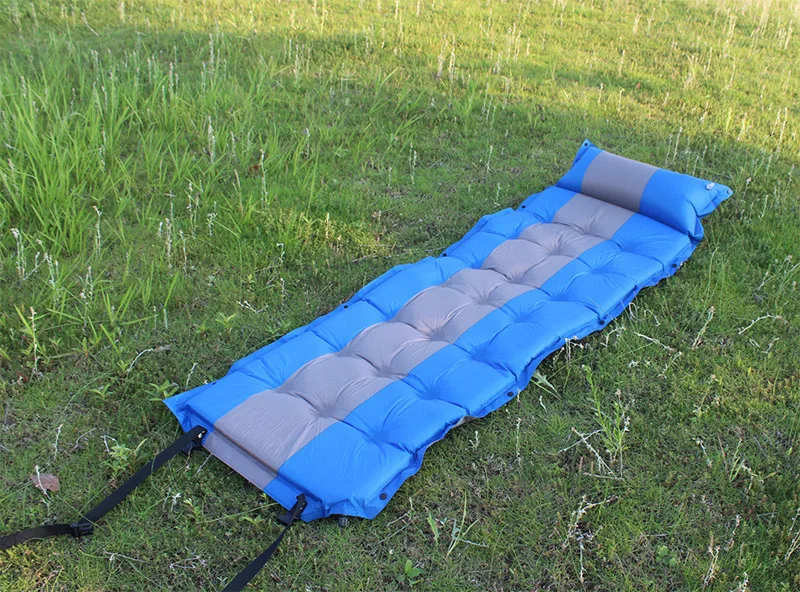 Esteira ao ar Colchão de Acampamento Alongar Ampliar Engrossar Auto Inflável Livre Único Umidade-prova Almofada Emenda 5cm 190*65*5cm 5 Cheap Esteira de acampamento