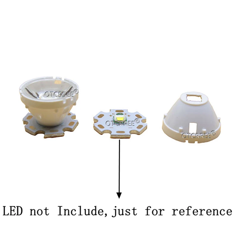 1 шт. CREE XML светодиодный XML2 XHP50 LED Lens 21 мм белый держатель 10/25/45/60 градусов