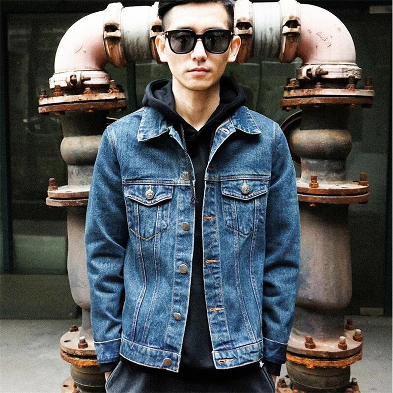 jean jacket style men