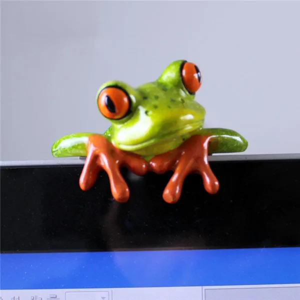 Cute Frog figure toy home office computer desk decoration - Crawling Frog 3