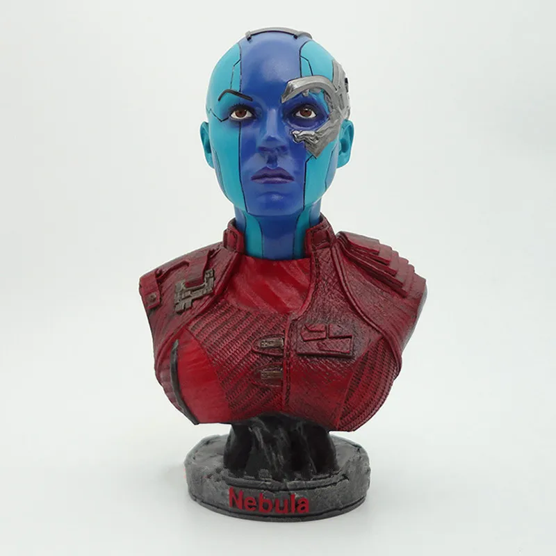

Avengers 3 Superhero GK Nebula Bust Mercenary Anti-hero Coyote Ragtime Show Action Figure Collection Model Toy L2374