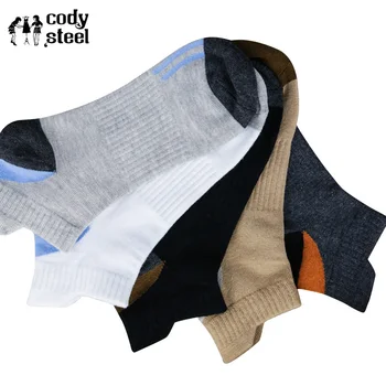 

Cody Steel Mans Cotton Brand Socks Breathable Mixed Colors Male Business Socks Patchwork Casual Socks Short Men 3pairs/lot