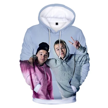 

2019 Hoodies youth 3D Print Hoodie Marcus and Martinus 3D pullovers Men's Harajuku Casual Long Sleeve autumn warm Cool clothes