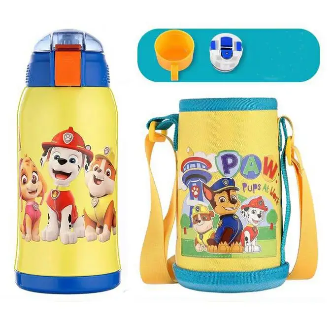 Подлинный термос Paw Patrol PC0130 с двойной крышкой для детей, 316 нержавеющая сталь, 550 мл, термос, игрушка для детей на день рождения, подарок - Цвет: E