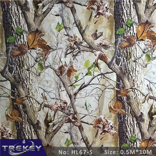 

0.5M*10M Military Autumn Tree Water Transfer Printing Film, Hydrographic film,Pva Water Soluble Film Hidrografik HL67-S