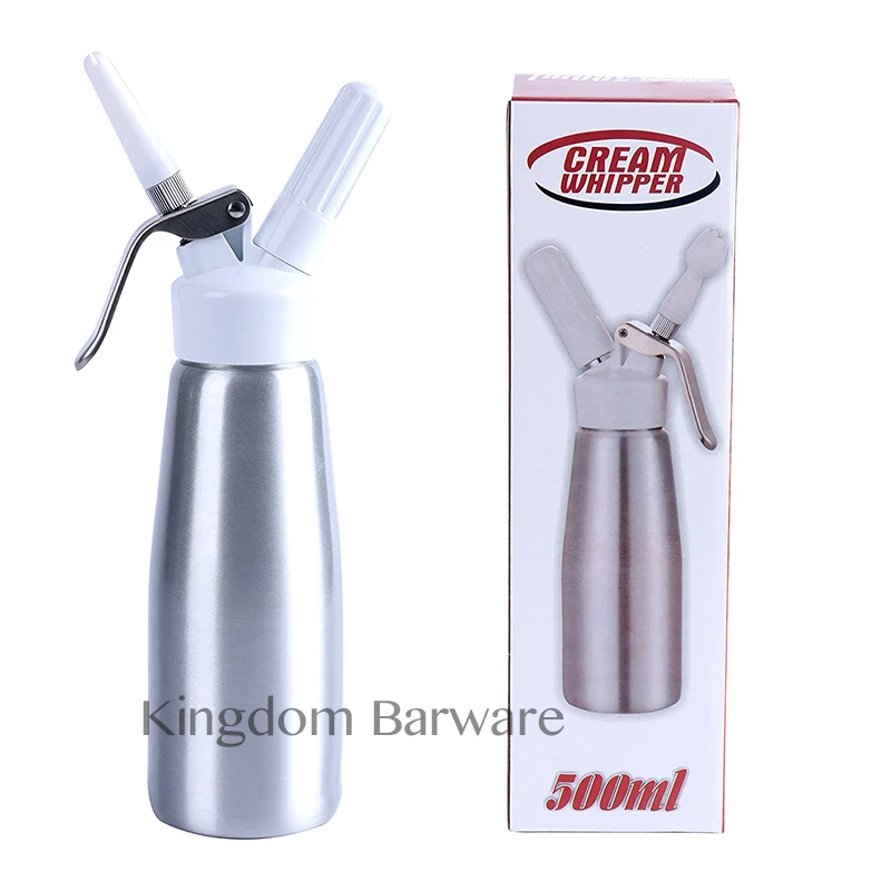 

Aluminum Cream Whipper 500ML with Decorating Kitchen Bar Tools