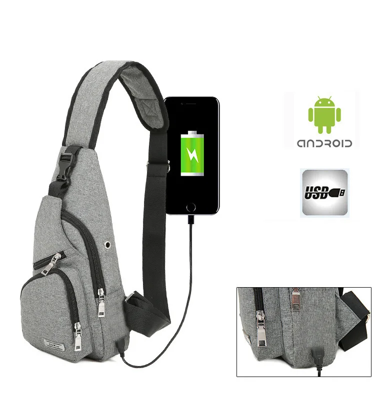 Men Women Cross Chest shoulder bag Unisex 2019 Casual Waterproof Functional Fanny Waist Bag (7)