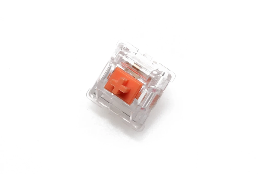 Everglide-switch com Caixa Transparente para Teclado Mecânico Sakura Rosa Jade Verde Coral Vermelho Âmbar Oran mx Stem 5pin - Imagem 6