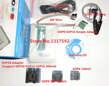 

Super pack Sofi SP8-A + 5 adapters + IC clamp High speed usb programmer (93/24/25/BR90/SPI BIOS ) support Win7 64bits Win 8