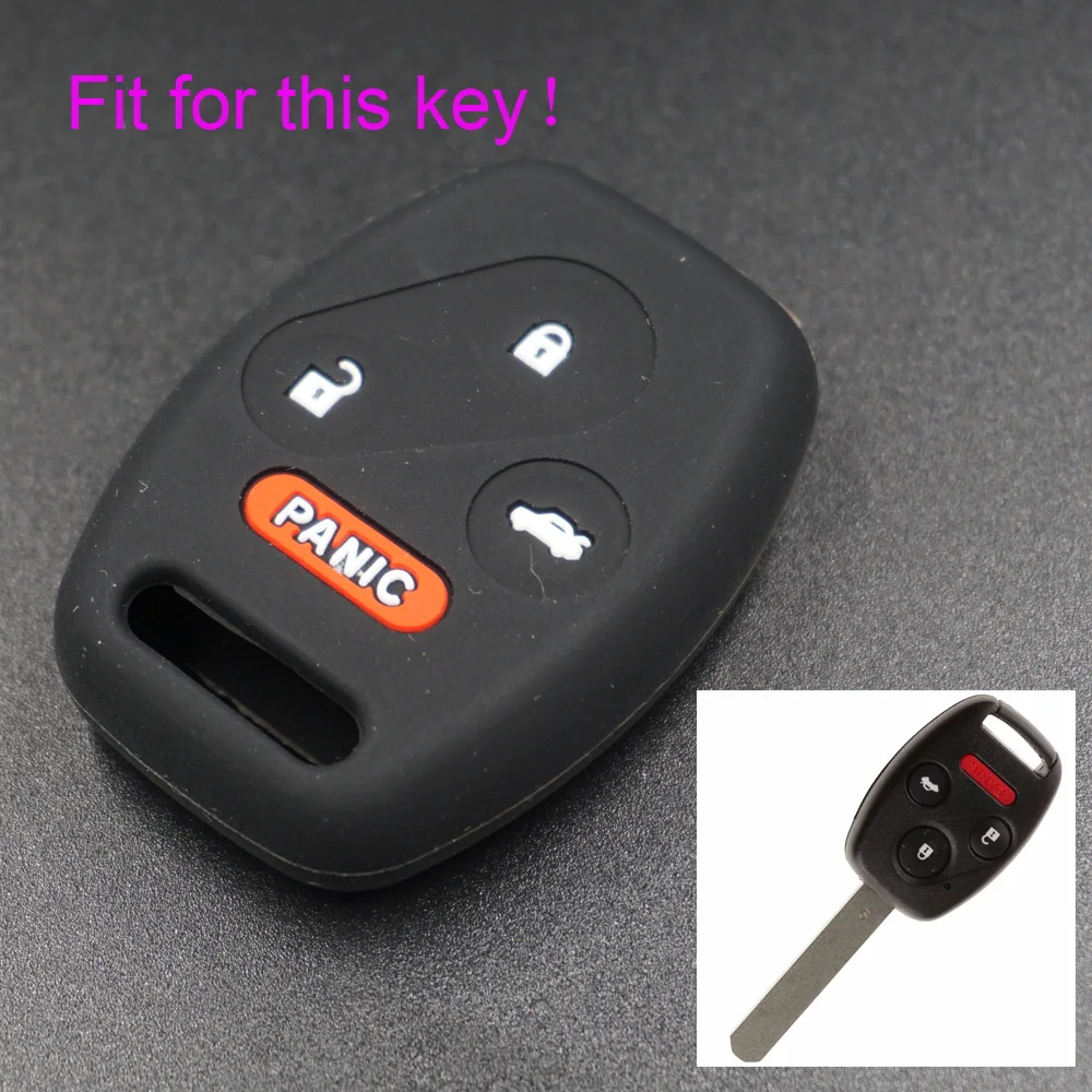 Xinyuexin силиконовый чехол для автомобильного ключа Honda 2003 2008 2009 Accord CR V Civic Insight Remote Key