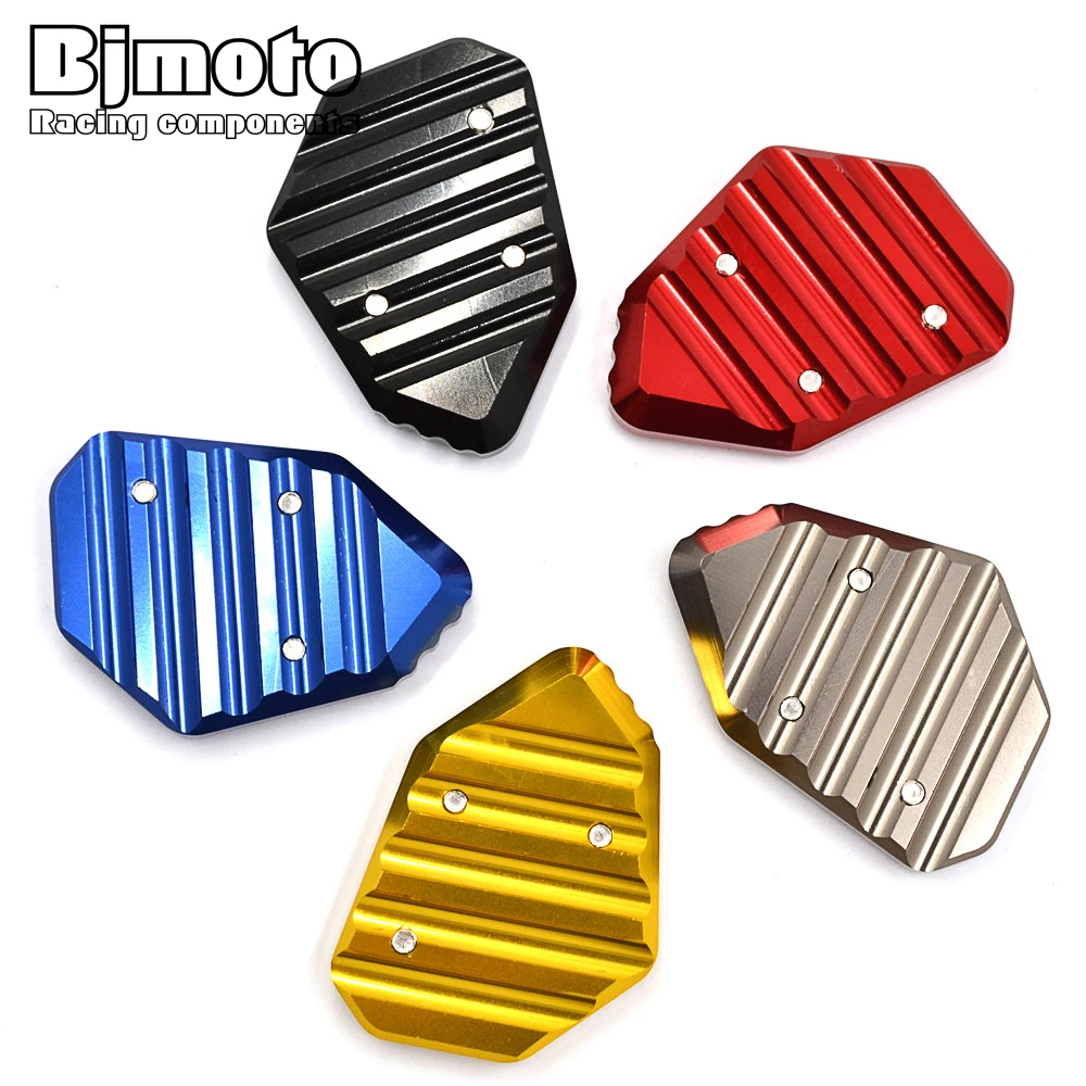 Боковая подставка с ЧПУ для BMW K1300S K 1300 S 09 12 K1300R 2009 2013 K1200S 1200 K1200R|side stand enlarge|pad padbmw k1200s
