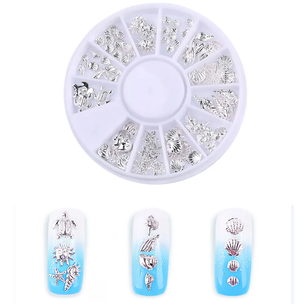 Алмазные ослепительные Кончики ногтей патчи блестки цветные украшения ногтей аксессуары сплав для дизайна ногтей