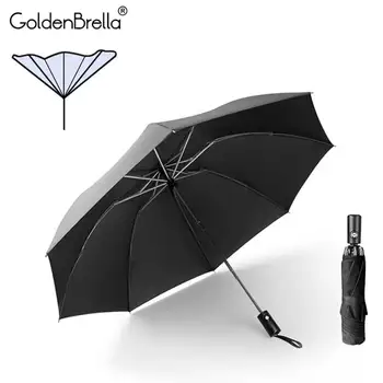 

New Automatic Folding Sun Umbrella Rain Women Men Strong Windproof Reverse Umbrella Paraguas Auto Inverted Umbrellas Travel Gift