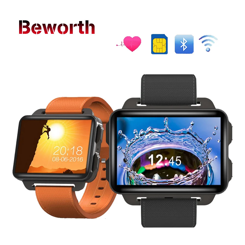  DM99 3G Smart Watch Android 5.1 OS Heart Rate 1GB 16GB 2.2 inch IPS Screen built in GPS Wifi BT4.0  - 32910471981