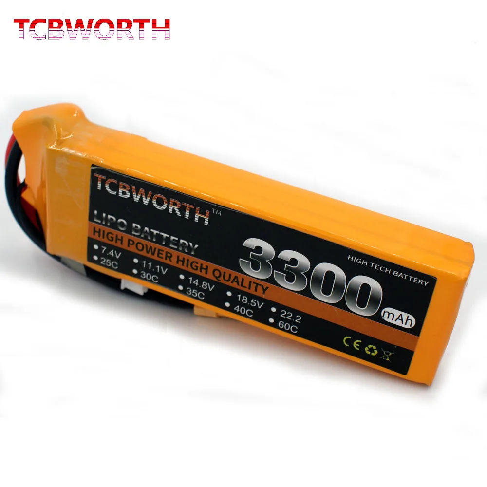 Аккумулятор Lipo 3S 11 1 В 3300 мАч 60C RC LiPo для радиоуправляемого самолета вертолета