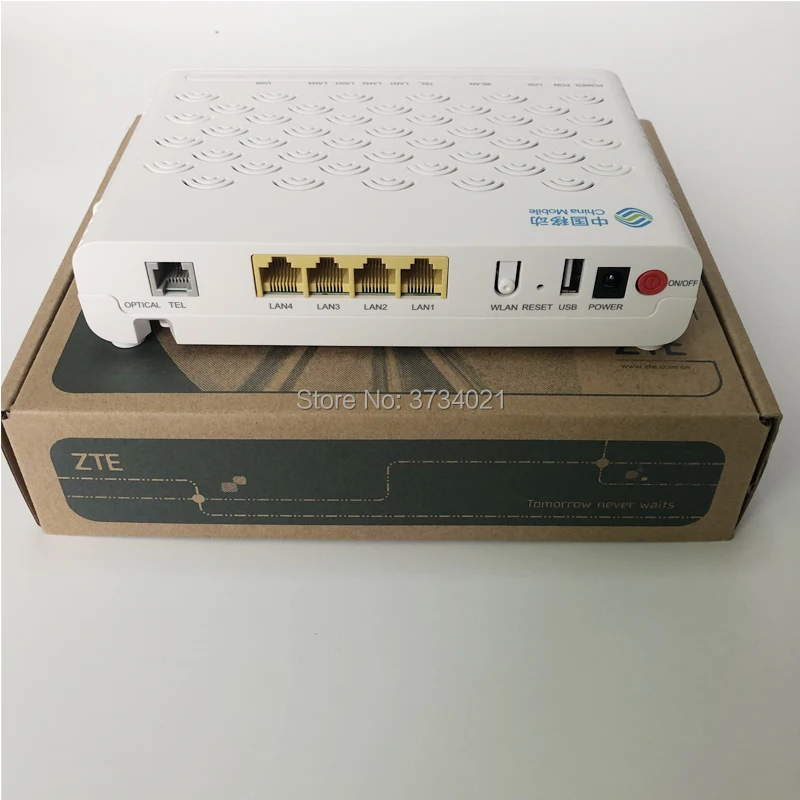 Zte оригинальный ZXA10 F623 GPON терминал ont ONU с 1GE + 3FE + Тел + USB + wifi английская прошивка волоконно-оптический терминал