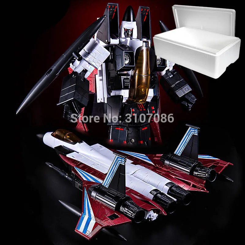 Трансформация G1 MP11 MP-11 STC Ramjet thandt Thunder Six Brother F15 Air-Craft Fighter сплав негабаритных фигурка Робот Игрушки - Цвет: MP11-NR(No Boxes)