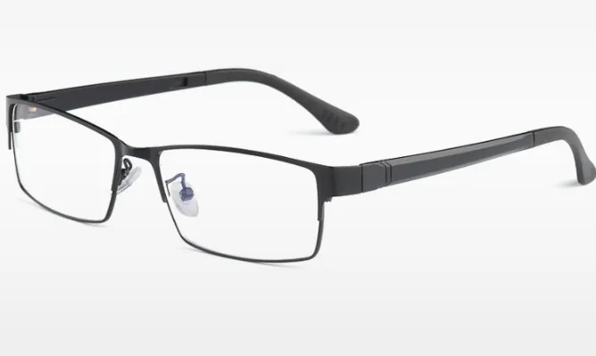 Мужские Модные металлические очки для чтения, полная оправа в деловом стиле, очки для чтения+ 100+ 150+ 200+ 250+ 300+ 350+ 400+ 600