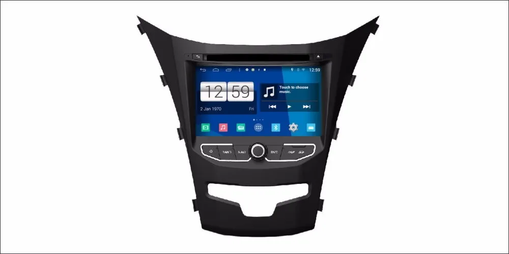 Cheap YESSUN For SsangYong Actyon / Korando 2013~2015 Car Android Radio CD DVD Player GPS Navi Map Navigation Audio Video Stereo 10