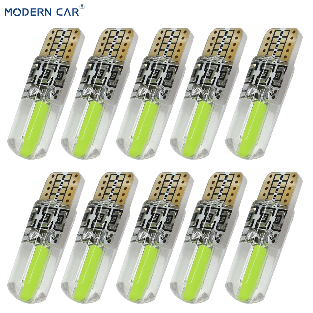 MODERN CAR 10Pcs Silicone Waterproof 12V COB 2LEDs Car Led Bulbs Green Red Yellow Ice-Blue Reading Lamp Clearance Parking Lights MODERN CAR 10Pcs Silicone Waterproof 12V COB 2LEDs Car Led Bulbs Green Red Yellow Ice-Blue Reading Lamp Clearance Parking Lights